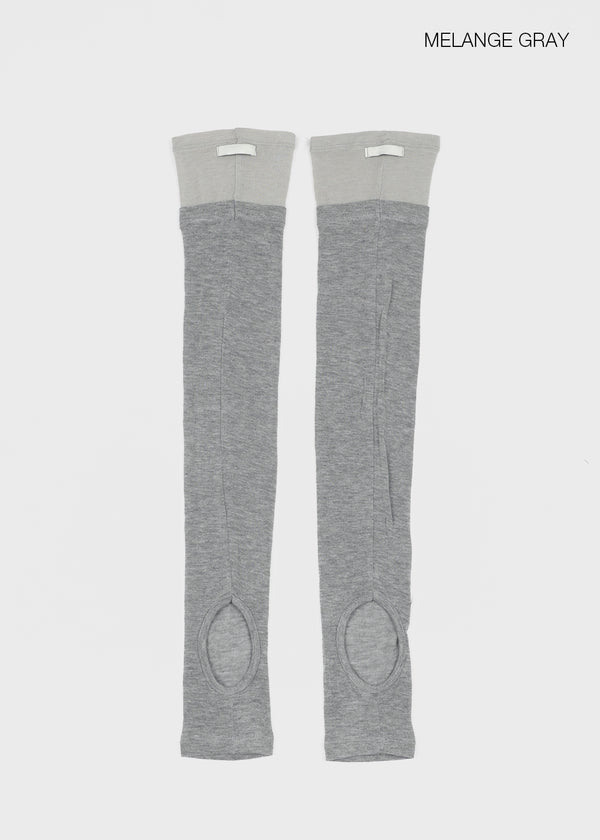 Romten Two-tone Layered Ring Leg Warmers