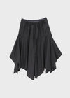 Helby Unbalanced Wool Skirt (30% Wool)