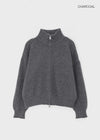 Etten High-neck Knit Zip-up