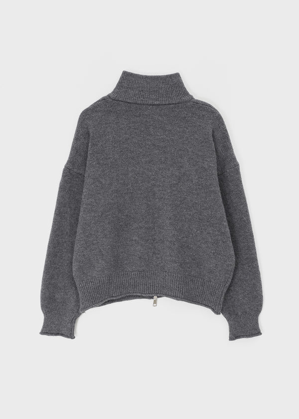 Etten High-neck Knit Zip-up
