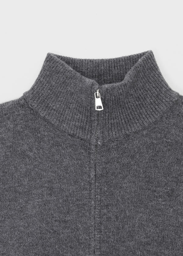 Etten High-neck Knit Zip-up
