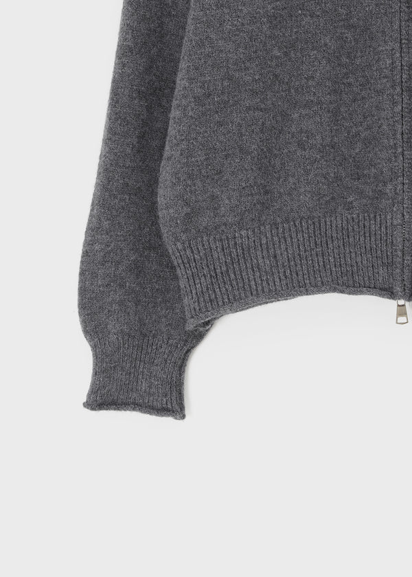 Etten High-neck Knit Zip-up