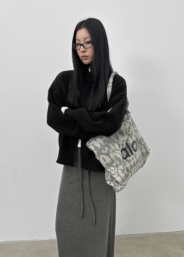 Etten High-neck Knit Zip-up