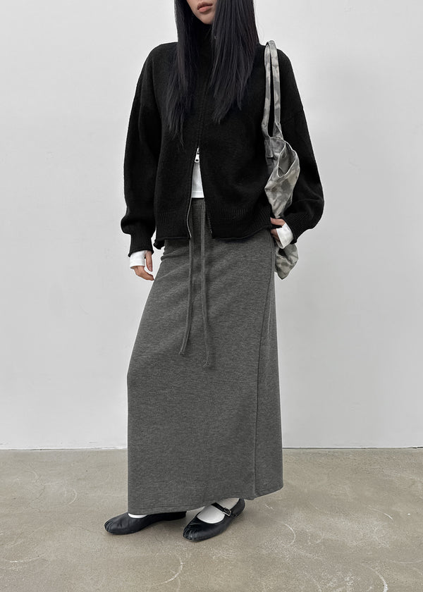 Etten High-neck Knit Zip-up