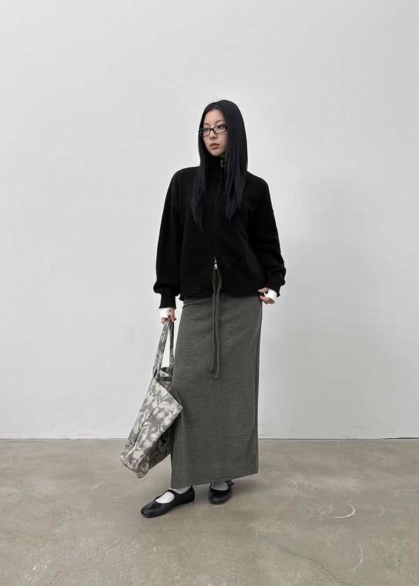 Etten High-neck Knit Zip-up