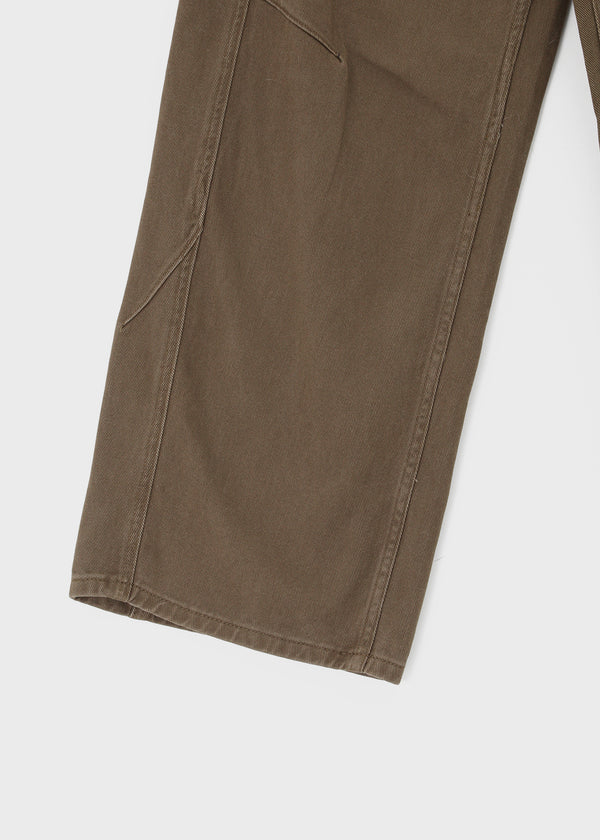 Canburn Peach Cut Wide Cotton Pants