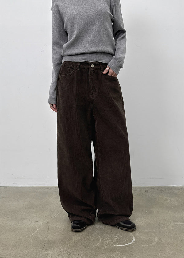 Dekel Wide Corduroy Cotton Pants