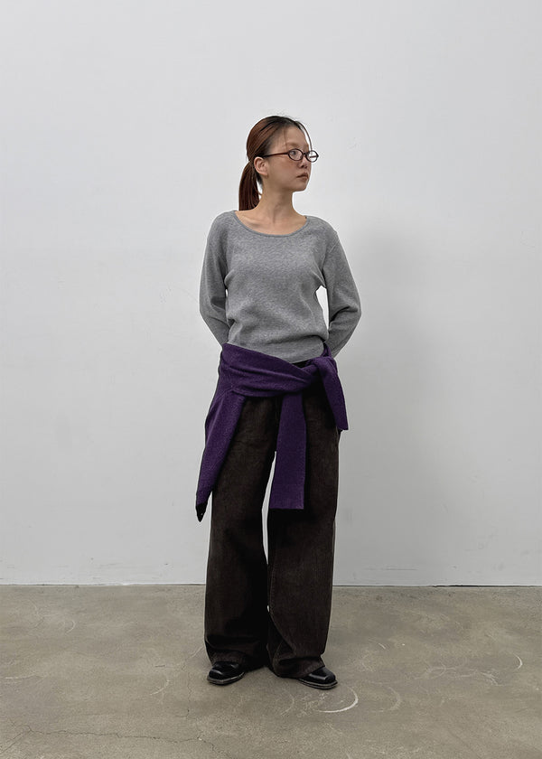 Dekel Wide Corduroy Cotton Pants