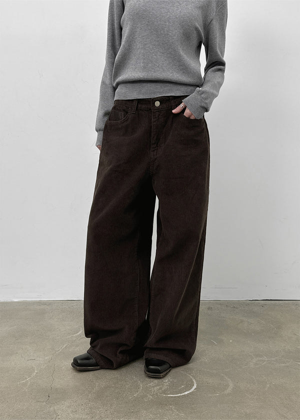 Dekel Wide Corduroy Cotton Pants