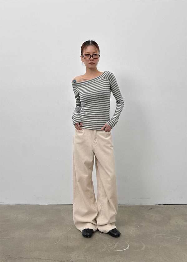 Dekel Wide Corduroy Cotton Pants