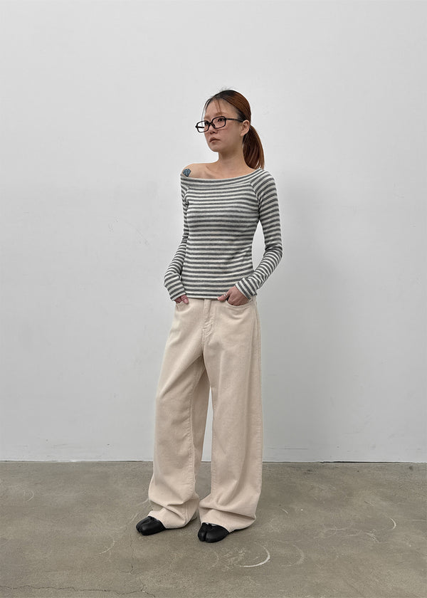 Dekel Wide Corduroy Cotton Pants