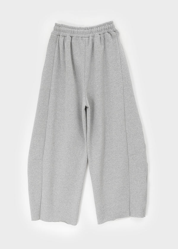 Degol Cutout Slit Wide Fleece Banding Pants