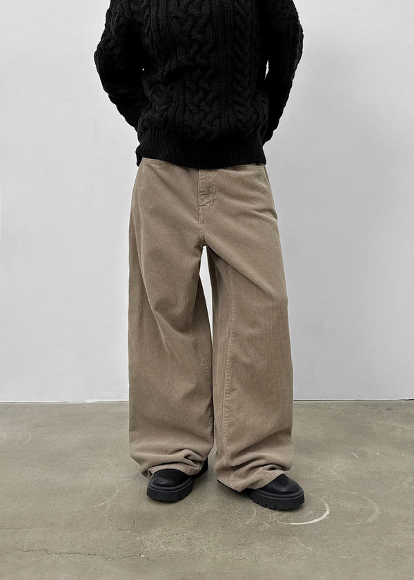 Dekel Wide Corduroy Cotton Pants