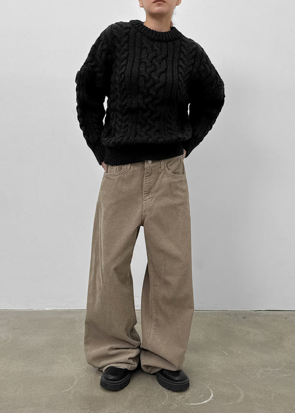 Dekel Wide Corduroy Cotton Pants