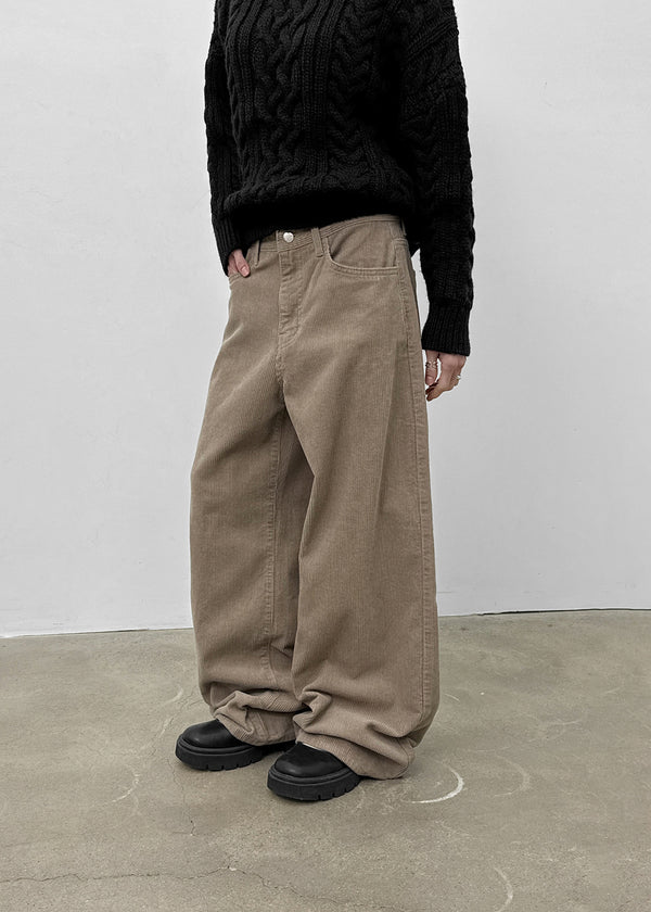 Dekel Wide Corduroy Cotton Pants