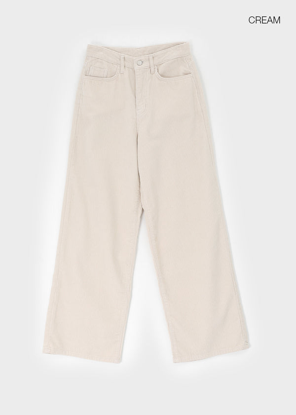 Dekel Wide Corduroy Cotton Pants