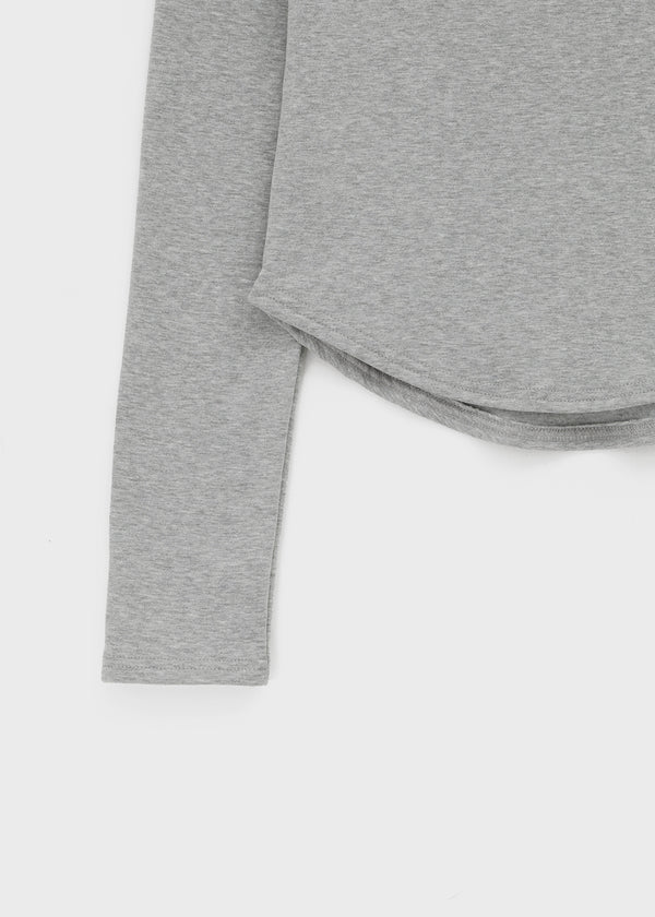 Shulem Fleece Boat Neck Long Sleeve T-shirt