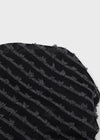 Ato Stripe Fringe Turban Beanie
