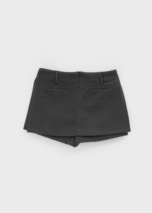 Kmrut Wool Mini Skirt Pants (belt Set)