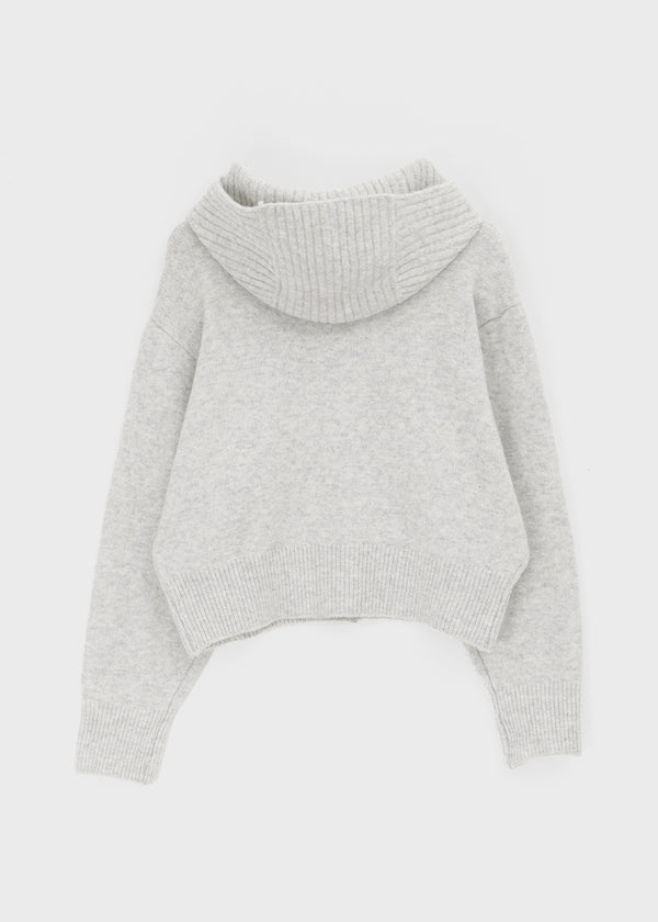 Petun Knit Hooded Cardigan