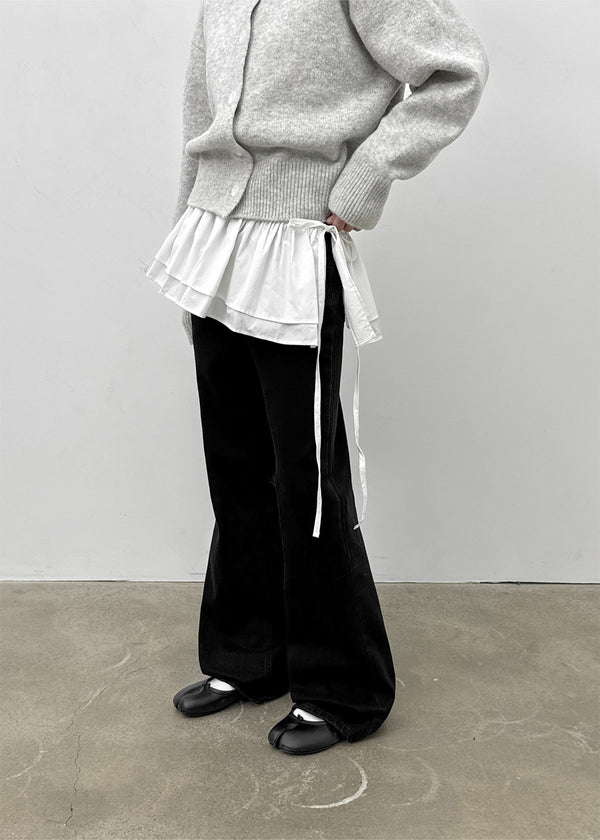 Likenny Layered Wrap Skirt