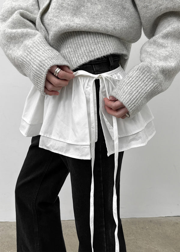 Likenny Layered Wrap Skirt