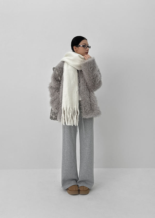 Onthegle 開司米流蘇大圍巾