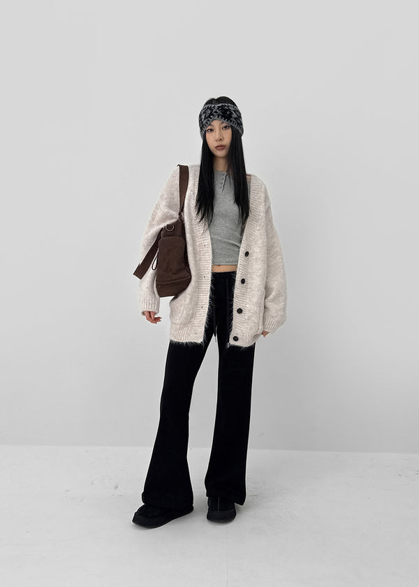 Two-collar Henley Neck Off-shoulder Long-sleeved T-shirt