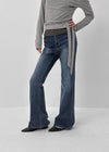 Lentuna Fleece Bootcut Denim Pants
