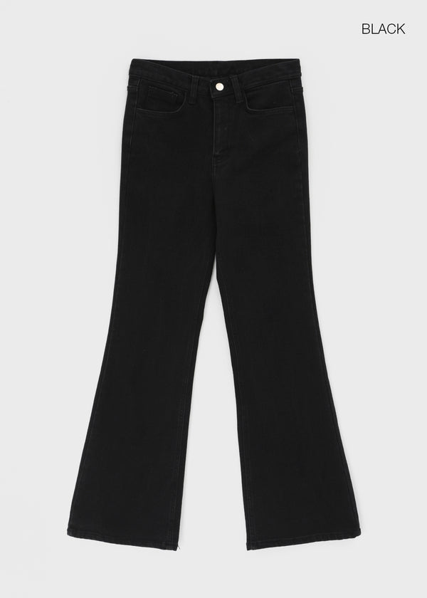 Lentuna Fleece Bootcut Denim Pants