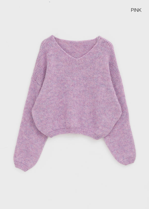 Totten V-neck Wool Knit