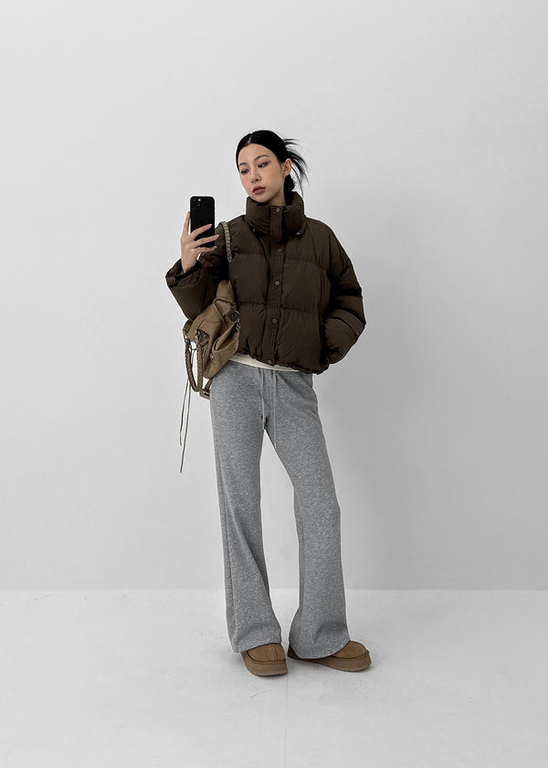 Duff Two-way Crop Hooded Padding