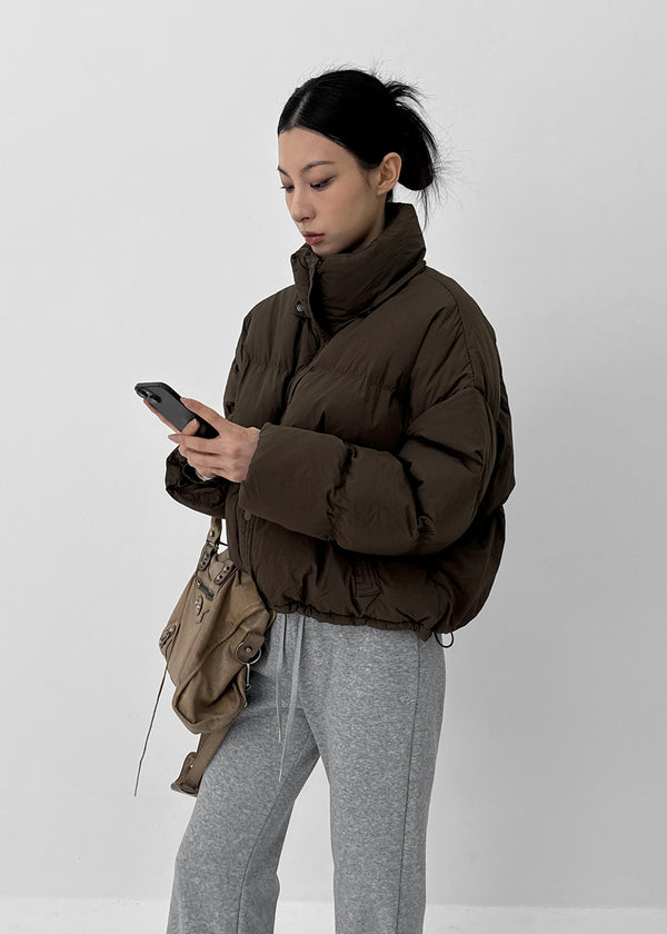 Duff Two-way Crop Hooded Padding