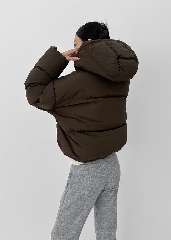 Duff Two-way Crop Hooded Padding