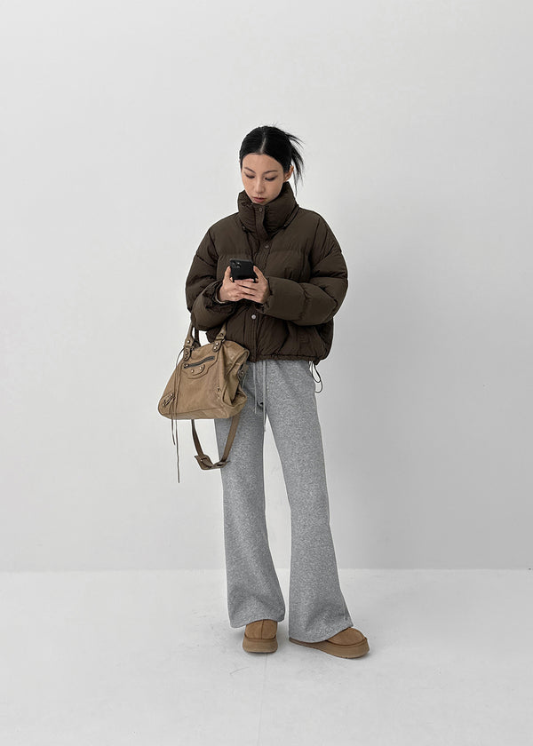 Duff Two-way Crop Hooded Padding