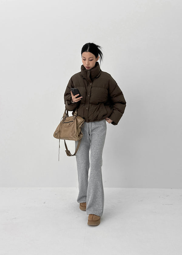 Duff Two-way Crop Hooded Padding