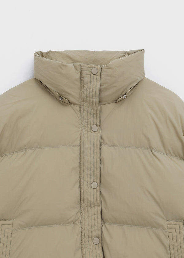 Duff Two-way Crop Hooded Padding