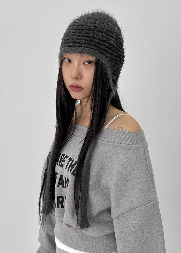 Pnuk Striped Strap Beanie