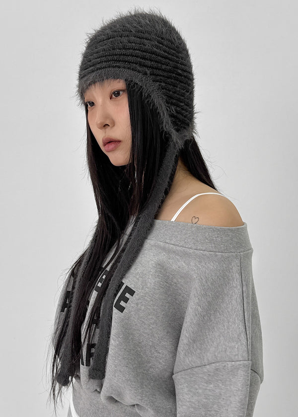 Pnuk Striped Strap Beanie