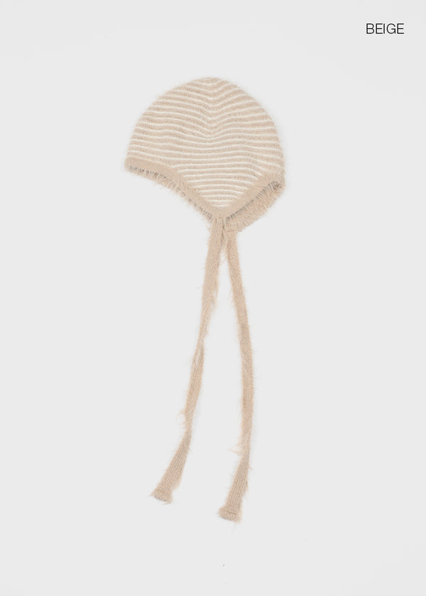 Pnuk Striped Strap Beanie