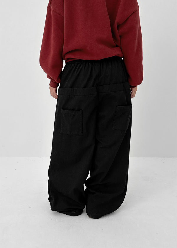 (UNISEX) Nepple Fleece Parachute Banding Pants