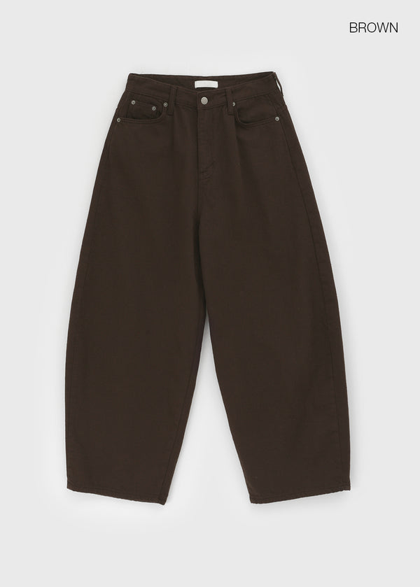 Super-fine Check Beaded Balloon Pants