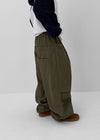 (UNISEX) Nepple Fleece Parachute Banding Pants