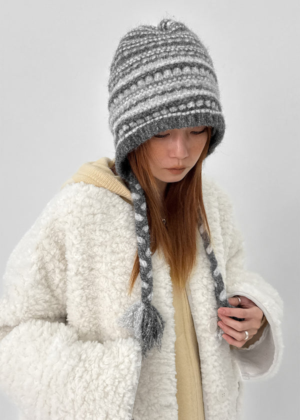 Tsunan Nordic Wool Knit Trooper Hat