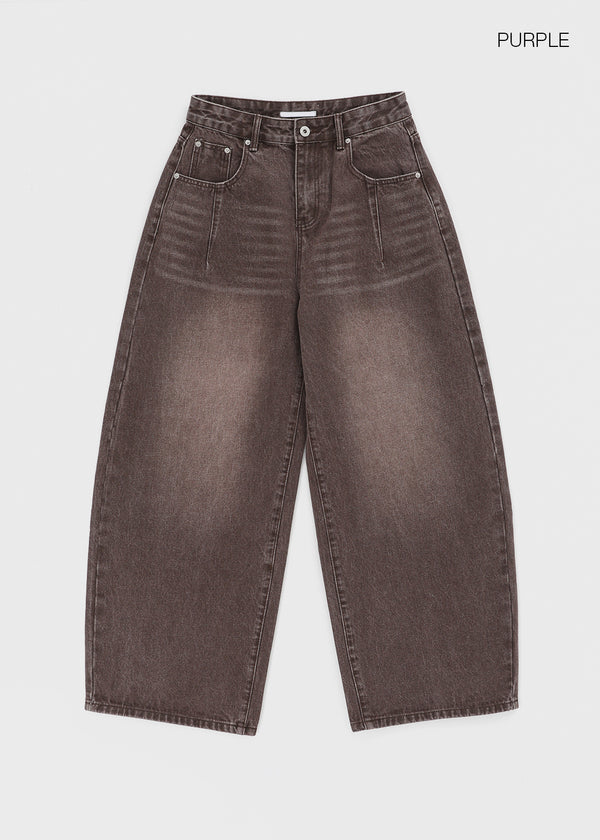 Healing Wide Balloon Denim Pants