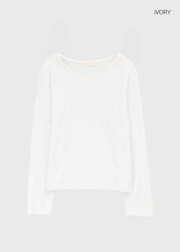 Hechesi Basic Fleece Long Sleeve T-shirt