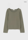 Hechesi Basic Fleece Long Sleeve T-shirt