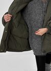 Calette Hooded Duck Down Bomber Padded Jumper
