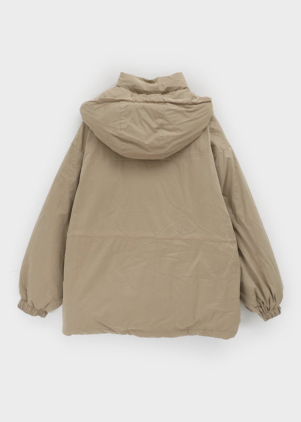 Calette Hooded Duck Down Bomber Padded Jumper