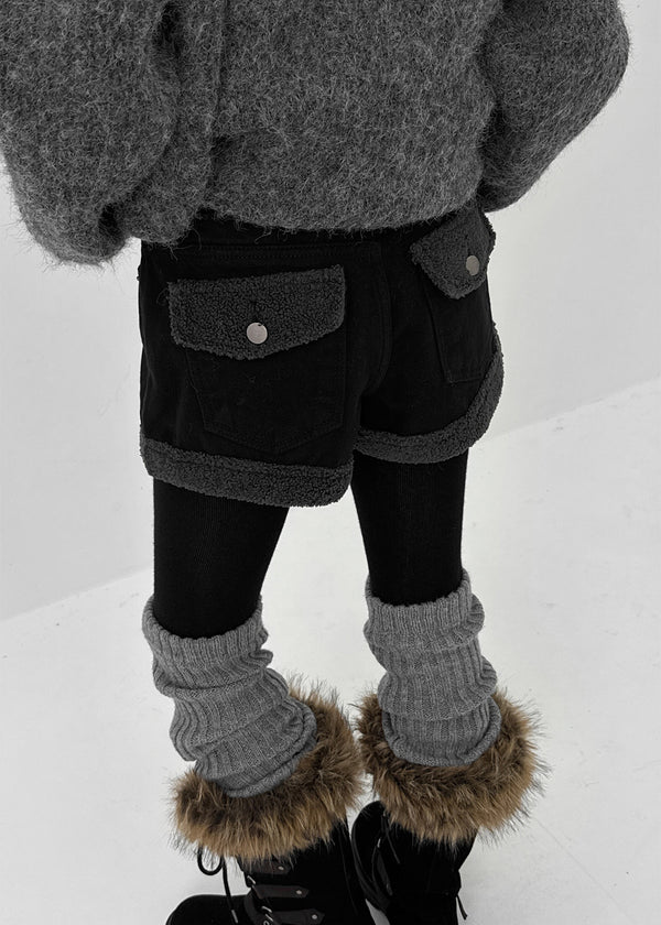 Kemu Dumble Back Pocket Fleece Shorts